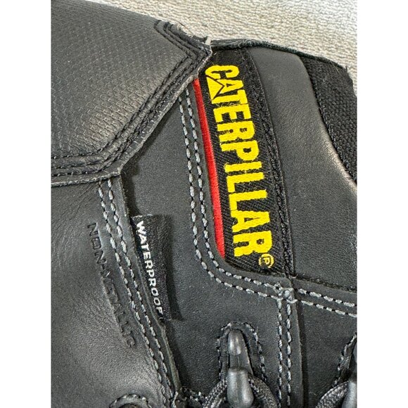 Caterpillar mens boots 7 waterproof composite Safety toe work boot - Picture 15 of 16